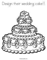 Wedding planning wedding planning we love wedding c. Design Their Wedding Cake Coloring Page Twisty Noodle
