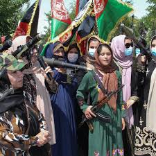A former us military base is now in the hands of the taliban as the future of afghanistan becomes clear. Armed Afghan Women Take To Streets In Show Of Defiance Against Taliban Afghanistan The Guardian