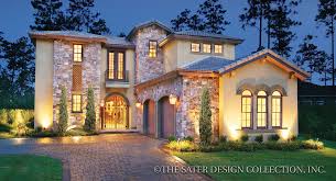 Hard water causes a number of issues in a home, including spotty dishes and even spotty skin. Home Plan Ferretti Courtyard House Home Plans Sater Design Collection