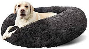 Comfy calming dog bed provides best dog soothing bed.soft and comfortable beds for your dogs.visit the site and check the variety of orthopedic dog comfy calming dog bed creates an ultimate cozy feeling along with a great orthopedic support. Anwa Washable Dog Round Bed Medium Donut Dog Bed Large Dog Comfy Dog Calming Cuddler Bed Round 30 Inch Grey Buy Online At Best Price In Uae Amazon Ae