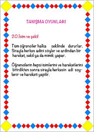 1 Siniflar Icin Ilk Gunu Tanisma Oyunlari Cigdem Ogretmen Oyun Sinif Okul