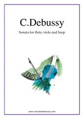 Debussy Sonata Sheet Music For Flute Viola And Harp Pdf