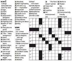 › la times sunday crossword puzzle. Thanksgiving Veggies Crossword Pressreader The Denver Post 2012 07 09 King Crossword
