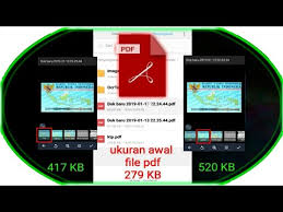 Cara Memperbesar Ukuran File Pdf Di Hp Android Youtube