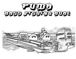Coloring kids, row steadily for these free boat coloring pages. Puma Bass Fishing Boat Coloring Pages Kids Play Color