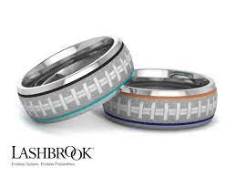 Check Out These Awesome Custom Football Rings Sb50 Broncos Panthers Custom Mens Wedding Rings Mens Wedding Rings Football Rings
