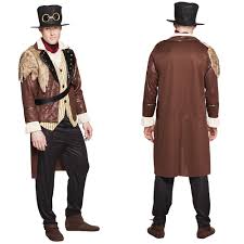 Toutes les tailles et pour tous les âges. Deguisement Capitaine Steampunk Homme Ebay