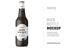Matt Beer Bottle Mockup Bottle Mockup Beer Bottle Bottle