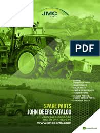 Designates type of lubricant 3. John Deere Parts Catalogue Tractor Intensive Farming