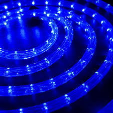 Wyzworks 100 Blue Led Rope Lights W Pre Attached Power Cable Flexible 2 Wire Accent Christmas Party Decoration Lighting Walmart Com Walmart Com