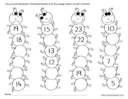 Missing Numbers Counting Backwards And Number Identification Worksheets For Preschool Ch Counting Worksheets Counting Backwards Number Worksheets Kindergarten