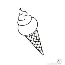Disegno Di Gelato A Cono Da Colorare Disegni Disegni Semplici Disegni Facili