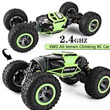 Satin Almak Rc Araba 4wd Kamyon Olcekli Cift Tarafli 2 4 Ghz Tek Anahtar Donusum All Terrain Vehicle Varanid Tirmanma Rc Cars Truck Scales All Terrain Vehicles