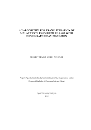 Translate from thai to malayu jawi. Pdf An Algorithm For Transliteration Of Malay Texts From Rumi To Jawi With Homograph Disambiguation