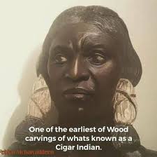 Cigar store indian I recently carved