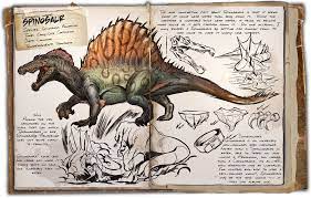 Ark Survival Evolved Dossiers Spinosaur By Djdinojosh On Deviantart Game Ark Survival Evolved Ark Survival Evolved Tips Ark Survival Evolved