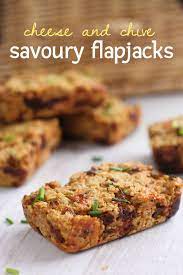 Cheese And Chive Savoury Flapjacks Amuse Your Bouche Savory Snacks Savory Savoury Baking