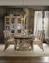 Enjoy great prices and browse our unparalleled selection of furniture, lighting, rugs and more. Hooker Furniture 5350 Rdt6sc 7 Piece Chatelet Collection Dinining Room Set With Rectangle Trestle Dining Table 6x Side Chairs In Distressed Vintage White Appliances Connection