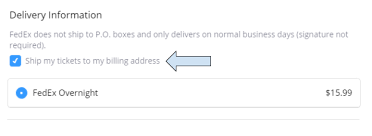 The sender has put no restrictions to changing addresses. How Can I Change My Shipping Address Before Or After An Order Is Placed Tickpick Faq
