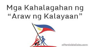Samantalang ipinagdiriwang ng pilipinas ang araw ng kalayaan tuwing ikalabindalawa ng hunyo, ang sinasabing tunay nitong kalayaan ay kinilala lamang ng bansang amerika noong ikaapat ng hulyo. Mga Kahalagahan Ng Araw Ng Kalayaan Ng Pilipinas Philippine Government 30321