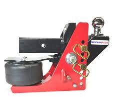 The pyramid base attaches to your existing gooseneck ball and weighs a mere 35 lbs., eliminating the struggle to get your 5th wheel hitch into the bed of does this include the locking drop in ball for puck system. Shocker Air Receiver Hitch With Raised Ball Mount 2 Of Rise To 1 Of Drop Shocker Hitch