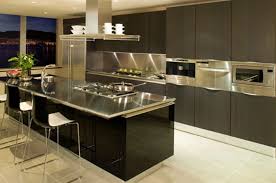 designed kitchens glossy cabinets