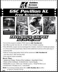 To install golden screen cinemas on your windows pc or mac computer, you will need to download and install the windows pc app for free from this post. Free Movie Coupon Gsc Pavilion Kl I M Saimatkong