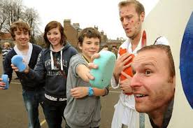 A day of fundraising frolics in aid of Children In Need