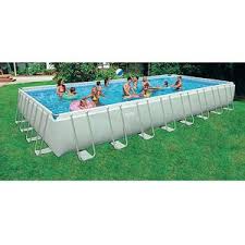 intex 32 x 16 x 52 ultra frame rectangular swimming pool walmart com rectangular swimming pools swimming pools intex swimming pool