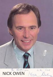 Nick Owen West Midlands Today Newsreader Hand Signed Cast Photo