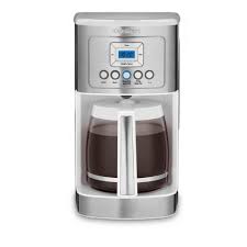 It looks great and brews a good cup of coffee. Cuisinart Perfectemp 14 Cup Programmable White Drip Coffee Maker Dcc 3200w The Home Depot