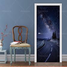 Wall decals are also known as wall stickers or wall tattoos. Wall Decals Stickers 3d Art Door Wall Sticker Highway Road Scenery Decal Home Room Decor Waterproof Home Furniture Diy Breadcrumbs Ie