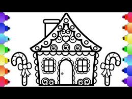 1 Learn To Draw And Color A Gingerbread House Christmas Coloring Pages Youtube In 2020 Christmas Coloring Pages Christmas Colors Coloring Pages