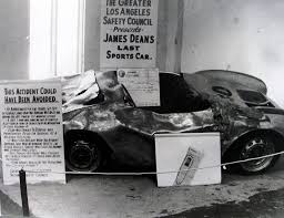 James dean was tragically killed in an auto accident. James Dean Memorial Junction James Dean Car James Dean James Dean Death