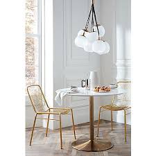 Odyssey Brass Dining Table Cb2 Brass Dining Table Dining Table Brass Chair