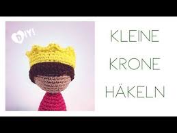 Häkeln sie kleine perlen mit ein. Diy Eine Kleine Krone Hakeln Youtube Hakeln Krone Hakeln Amigurumi Kostenlos Flauschig
