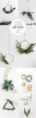 30 Minimal Christmas Decor Ideas For The Subtle Lovers Out There Diy Wreath Christmas Diy Minimalist Christmas