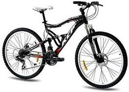 Kcp 26 Zoll Mountainbike Fahrrad Mtb Attack Schwarz Vollfederung Mountain Bike Unisex Fur Herren Damen Oder Jungen Mtb F Fahrrad Mtb Fahrrad Mountainbike