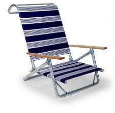 Amazon Com Telescope Casual Original Mini Sun Chaise Folding Beach Arm Chair Blue White Strip Round Wicker Chair Beach Chair With Canopy Patio Lounge Chairs