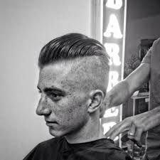 If you have curly hair but still want to try these hairstyles for men with super short hair, this is the one for you! Super Short Sides Long Slick Pomp On Top Dapper Kids Men S Haircut By Jack The Snipper Haircuts For Men Hair And Beard Styles Long Hair Styles Men