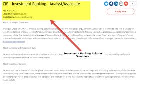 Investment Banking In Singapore Top Banks List Salary Jobs