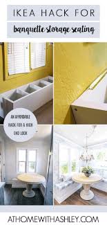 This diy is perfect for small dining spaces, or a. Ikea Hack Banquette Seating At Home With Ashley