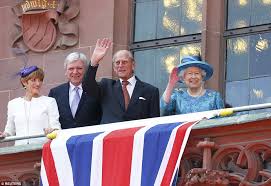 Prinz philip wurde am 16. The Queen Meets Prince Philip S German Relations In Frankfurt Daily Mail Online