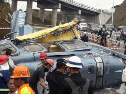 The helicopters rotor struck a cable causing the aircraft to crash. One Dies In Morowali Helicopter Crash National The Jakarta Post