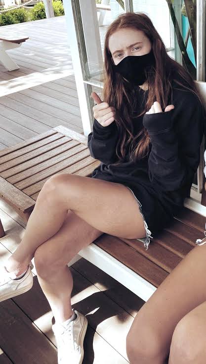 My most gooned photos of sadie sink. her pale and voluptuous hamstrings are  unparalleled : r/sadiesink18