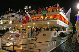 He sold it in 2011 and charters it for a month every year. The Party Circuit Revs Up F1socialdiary
