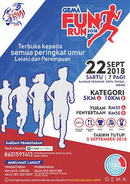 Register yourself (organisers and runners) with malaysia runner for all malaysia marathon events (kuching, penang, kl, klang, pahang and more), running events, run events and race buatan malaysia fun run and zumba. Runnerific Gema Fun Run 2018