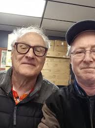 Peter Thomas and my good self. Couple hours of reminiscing today.