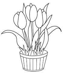 There are images of tulip flower in both groups and single. Being Able To Use My Creativity To Thank You In A Small Way To Our Flower Coloring Pages Printable Flower Coloring Pages Birthday Coloring Pages