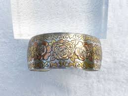 Good found to reed and barton patterns nice price and more discount on sale. Reed And Barton Damascene Cuff Bracelet In Rose Pattern Aa415 Rose Pattern Cuff Bracelet Bracelets